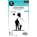 STUDIO LIGHT - Transparenter Stempel - Dad & Kid, Papa mit Kind 
