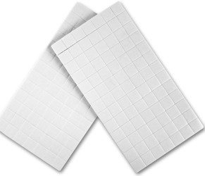 3D Schaumstoff-Klebepads 10 x 10 mm - 3 mm - 128 Stück - für Scrapbooking & Basteln