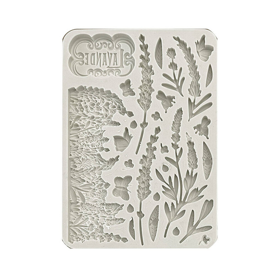 STAMPERIA SILIKONFORM Mold Abformen Gießen Mould, Lavender