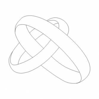 AGATERIA - Transparent Stempel Motivstempel Clear Stamp Wedding rings - Eheringe 