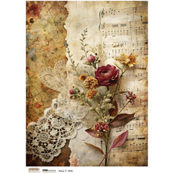 Reispapier Decoupage Bastelpapier A4 - Scraplove - Summer Garden 14