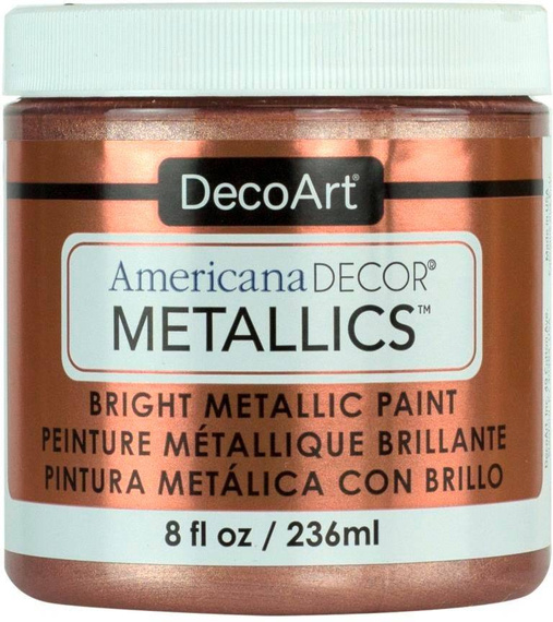 DECOART - Americana Decor Metallics Farbe - Rose Gold 236 ml