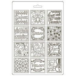 STAMPERIA flexible Gießform aus Kunststoff Form Mold Mould Dekor - Sea Land Hütten