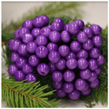 Beerenzweig - violett - 1 Zweig mit 40 Beeren
