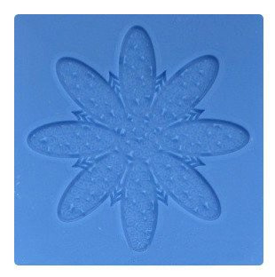 PROSVET Silikon Form Mold Mould Silikonform Dekor Soap Decoupage Schneeflocke 10