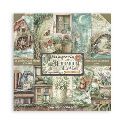 Scrapbooking Papier Set 30x30 - Herbarium Silvae - Stamperia