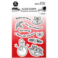 STUDIOLIGHT - Transparenten Stempel - Snowman, Schneemann, Untertitel