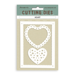 Stanzform für Papier - Stamperia - Heart Herzen