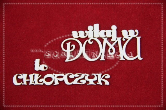 SCRAPINIEC Dekorpappe Die Cut Chipboard Dekoration Ornament, für Jungen