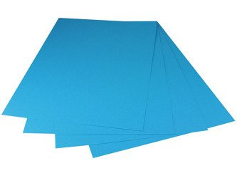 HAPPY COLOR 1Stk. A4 Karton Papier Tonpapier Tonzeichenpapier 170g, blau