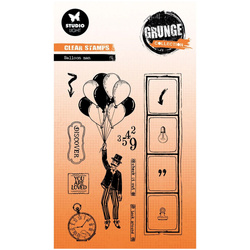 STUDIO LIGHT - Transparenter Stempel - Ballon Man