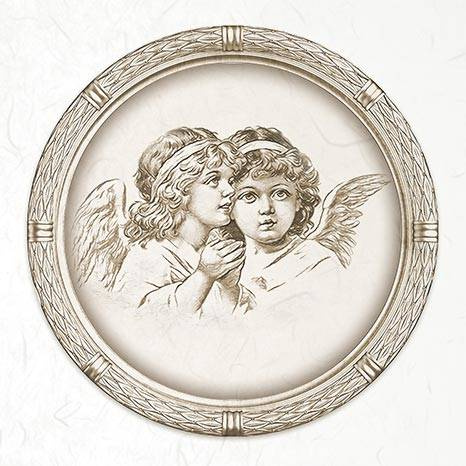 ITD Reispapier Decoupage Bastelpapier, RSM059 engel, vintage