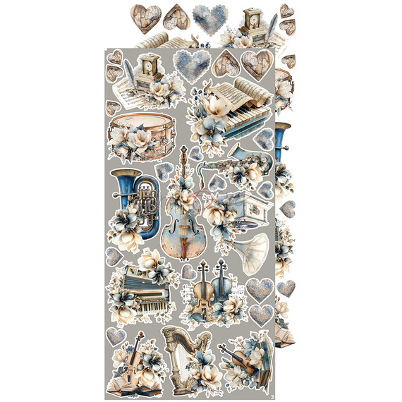 Scrapbooking-Zubehör-Set - Craft o'clock - Melody of My Soul - MIX