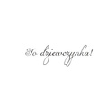 AGATERIA - Transparent Stempel Motivstempel Clear Stamp - To dziewczynka - Untertitel PL