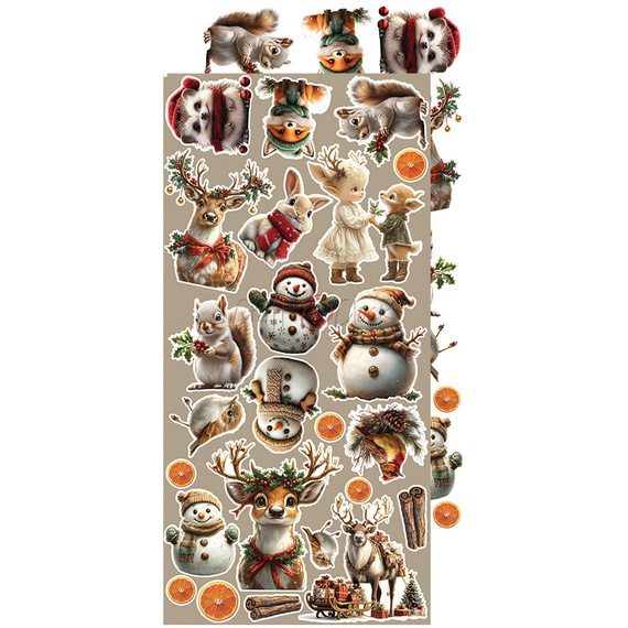 Scrapbooking Zubehör Set - Craft o'clock - Oh Christmas Night - Flowers & More