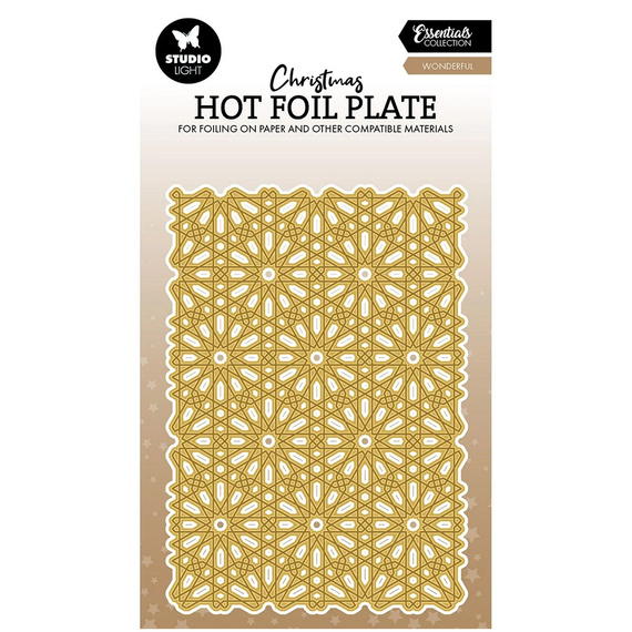 STUDIO LIGHT - Stanzform Hot Foil Präge Stanzschablone Cutting Die - Snow Pattern Wonderful