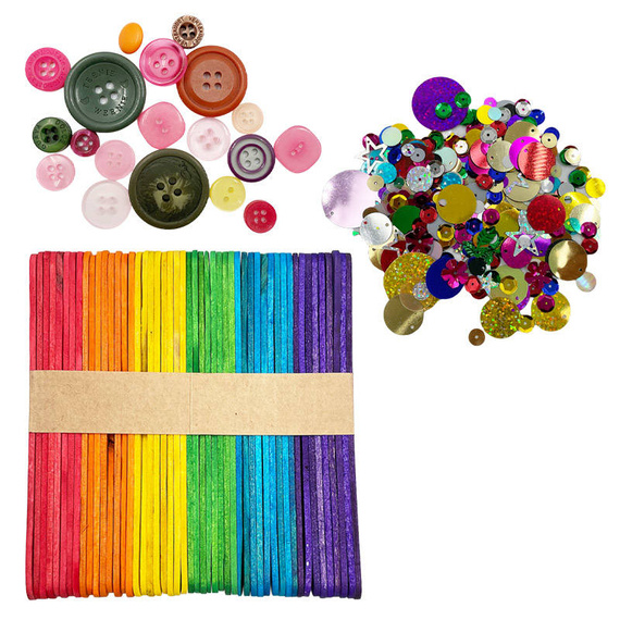 LOVEART KREATIVES ARTWORK-SET für Kinder Kunstwerk Bastelset 