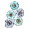 PRIMA Blumen Basteln, Srapbooking, Kartenlegen - Ocean Mist