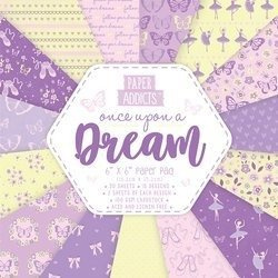 DOVECRAFT Set 30 Blatt 15x15cm einseitig Scrapbooking Craft Papier 100g, Once Upon a Dream