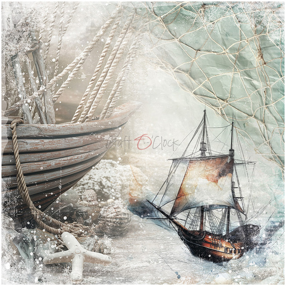 Scrapbooking Papier Set 20x20 - Craft o'clock - Emerald Tales