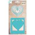 JOY!Crafts Stanzform Präge Stanzschablone Cutting Die - 6002/0556 Drehrahmen Herz