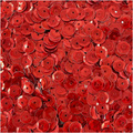 Aliga Metallpailletten 8mm 10g rot
