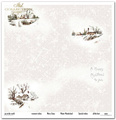 ITD COLLECTION Setz 11Stk 30x30cm Scrapbooking Papier - Christmas Time