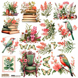 AUFKLEBER - ScrapLove - Botanical 2 - Botanisch 2