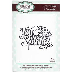 Stanzform Präge Stanzschablone Cutting Die - Creative Expressions - You are Special CED5412