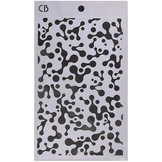 CIAO BELLA Mixed Media Schablone STENCIL Lu Mania  - Set 1 - 3 Stk. 
