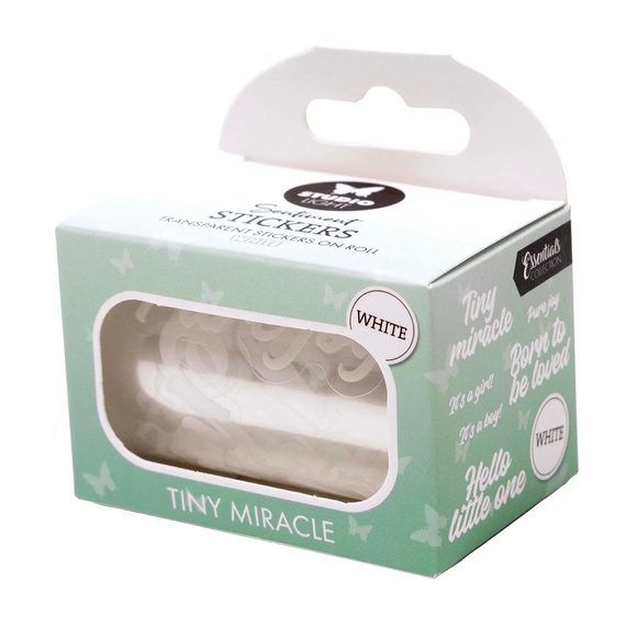 Aufkleber - Dekor Stickers - weiße Untertitel - Studio Light - Tiny miracle