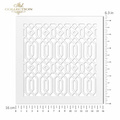 ITD Mixed Media Schablone STENCIL für Decoupage Scrapbooking 16x16, ST0196  Decor
