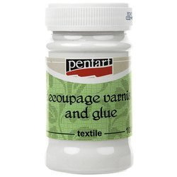 PENTART Lack Kleben für Stoffe Decoupage Varnish Glue 100ml, 1456