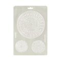 STAMPERIA A5 flexible Relief-Gießform aus Kunststoff Form für Pasten, Venice Clocks