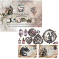 ALCHEMY OF ART Set 20x20cm Scrapbooking Papier, The Legends of the Dragons