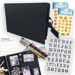 FOTOALBUM A4 schwarz - 40 Karten