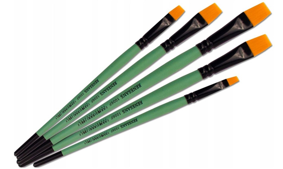 Renesans Flachpinsel aus Nylon - r. 12