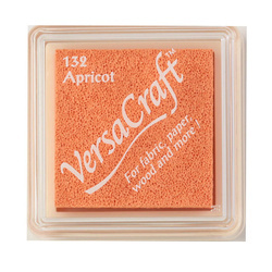 Tsukineko VersaCraft Small Pigmentstempelkissen für Stoff, Leder, Papier - Apricot