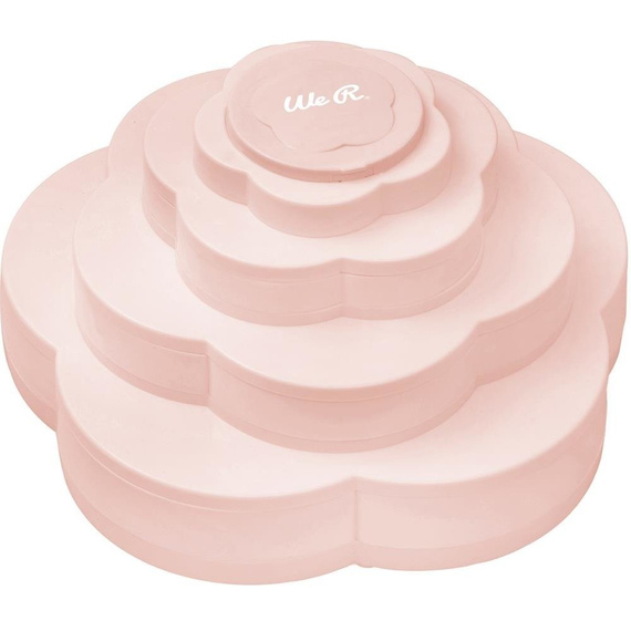 Faltbarer Blumenorganisator - We R Bloom Embellishment Storage - rosa Version