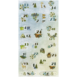 Die Cuts Stanzteile Scrapbooking Tagebuch Label 250g, Carols in the Snow 027