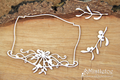 SCRAPINIEC Dekorpappe Die Cut Chipboard Dekoration Ornament, Mistel Rahmen 4825