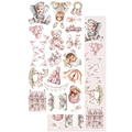 ALCHEMY OF ART Set 15x30cm Scrapbooking Papier, The Baby Girl