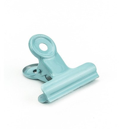 Metallclip türkis 38 mm 1 Stk 