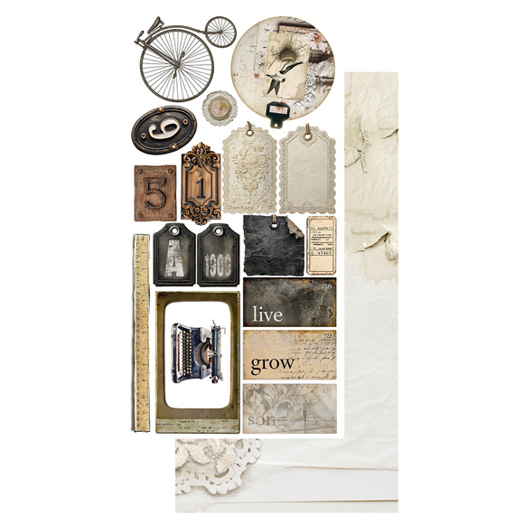 ALCHEMY OF ART Set 15x30cm Scrapbooking Papier, Magic of the Northern Lights, aurora