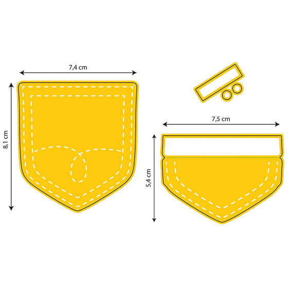 Stanzform Präge Stanzschablone Cutting Die - Nellie`s - SD342 Tasche