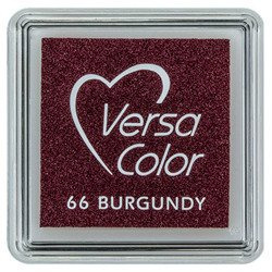 TSUKINEKO - Pigment Stempelkissen - Versa Color small 2,5 x 2,5 cm - Burgundy