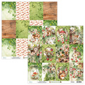 MINTAY 30x30cm doppelseitig Scrapbooking Craft Papier 240g - Wildwood Secrets 06