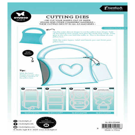 STUDIO LIGHT - Stanzform Präge Stanzschablone Cutting Die, Boxsack