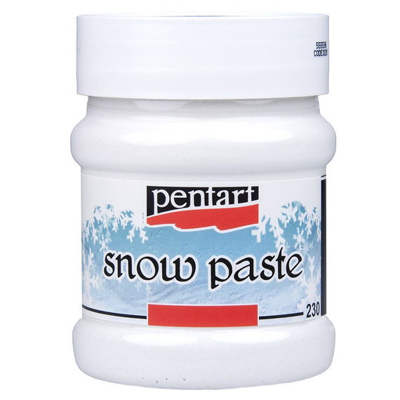 PENTART Grobkörnige Schnee Paste Snow Paste 230ml, 1918