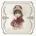 ITD Reispapier Decoupage SET Bastelpapier, rahmen vintage zeichen winter RSM060 